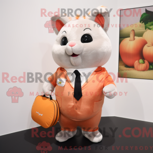 Peach Chinchilla mascot...