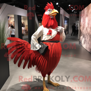 Maskottchenkostüm Roter...