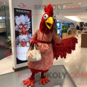 Red Rooster maskot kostume...