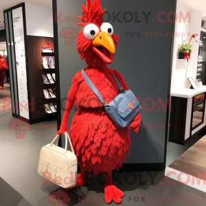 Red Rooster mascot costume...