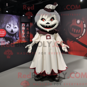White Vampire mascot...