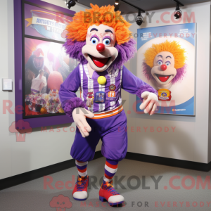 Paarse clown...