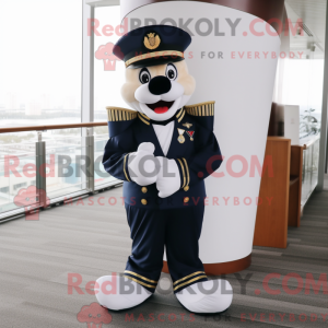 Personaggio mascotte Navy...