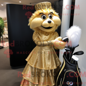 Gold Golf Bag...