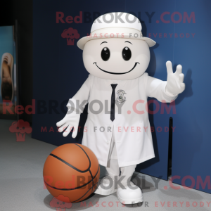 White Basketball Ball...