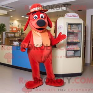 Red Hot Dogs mascot costume...