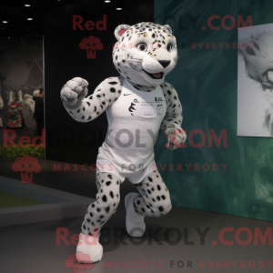 Silver Leopard mascot...