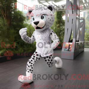 Silver Leopard mascot...