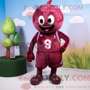 Maroon Cherry mascot...