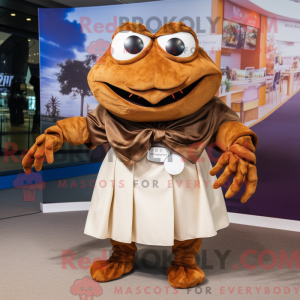Brown Crab Cakes maskot...