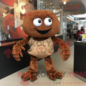 Brown Crab Cakes maskot...