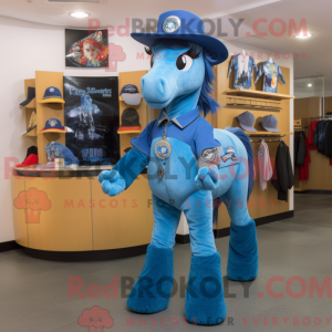 Blue Mare maskot...