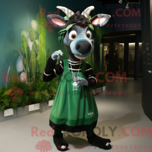 Forest Green Okapi mascot...