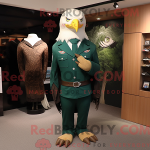 Mascotte de pygargue à tête...