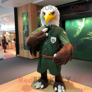 Mascotte de pygargue à tête...