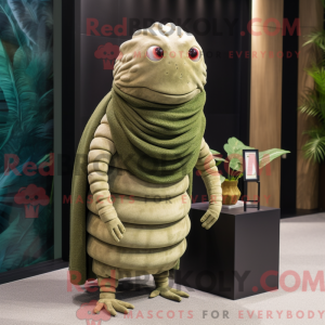Oliven Trilobite maskot...