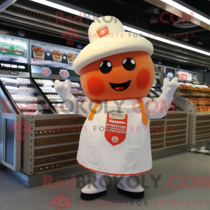 Cream Tomato maskot kostume...