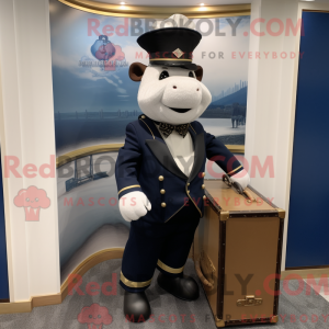 Disfraz de mascota Navy...