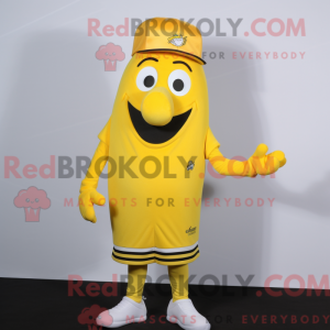 Yellow French Fries mascot...