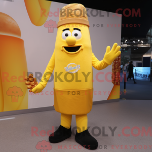 Yellow French Fries mascot...