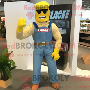 Yellow Gi Joe mascot...