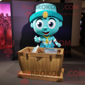 Figura de máscara de baú de...