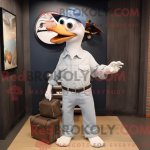 Silver Seagull mascot...