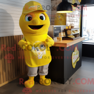 Gul Fish And Chips maskot...