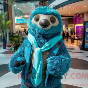 Cyan Sloth máscara de...