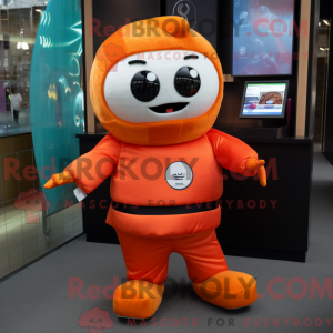 Oranje Sushi mascotte...