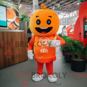 Oranje Sushi mascotte...