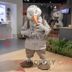 Grå Albatross maskot...