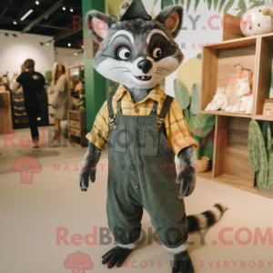 Olive Civet mascot costume...