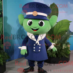 Navy spinat maskot kostume...