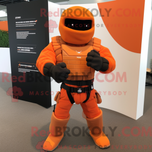 Orange Commando maskot...