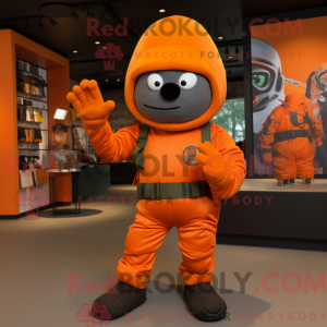 Orange Commando mascot...