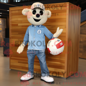 Cream Handball Ball...
