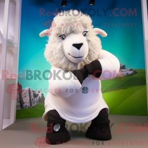 Witte Suffolk Sheep...