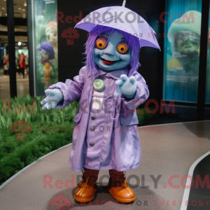 Lavender Zombie mascot...