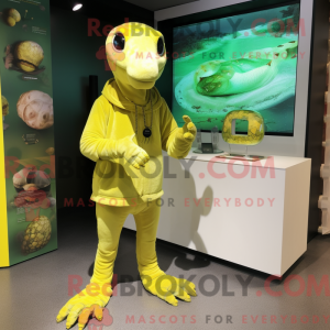 Lemon Yellow Python mascot...