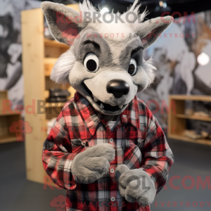 Silver Chupacabra mascot...