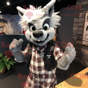 Sølv Chupacabra maskot...