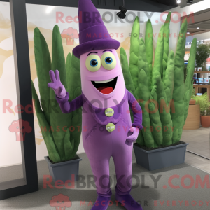 Purple Asparagus mascot...