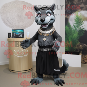 Sort Thylacosmilus maskot...