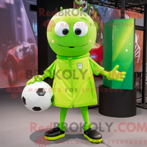 Lime Green Soccer Ball...