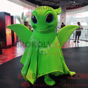 Lime Green Manta Ray...