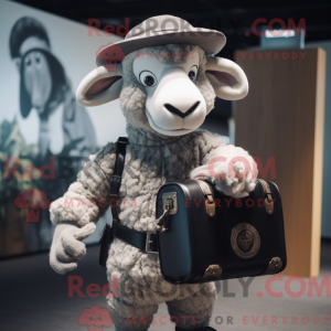 Gray Ram-maskotdraktfigur...