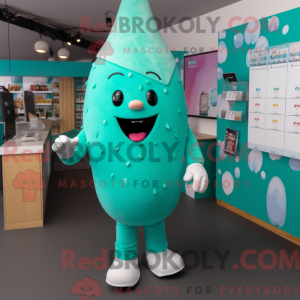 Teal Ice Cream maskot...