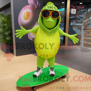 Lime Green Skateboard...