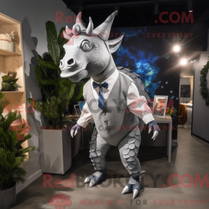 Sølv Triceratops...